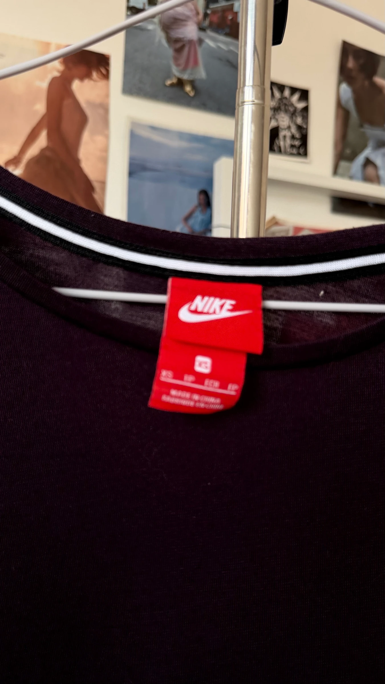 Paarse Nike lange mouw T-shirt maat XS – photo 3